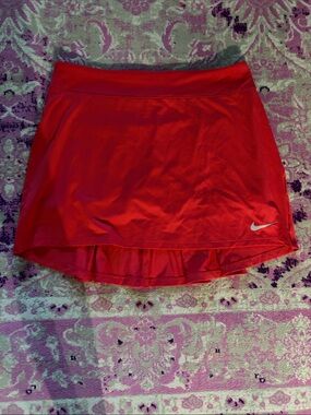 Nike Pink Athletic Skort with Swoosh Logo